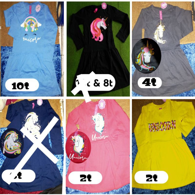 Sale Tunik Unicorn, BTS dan Flamingo Flowkids