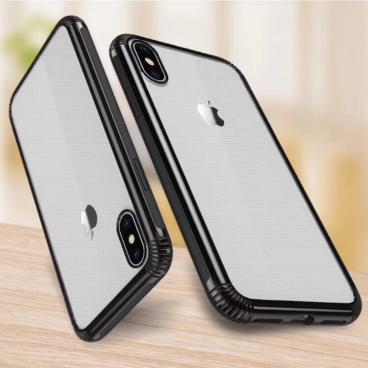 Case Iphone Xs Max - Fashion Case Iphone Xs Max Hybrid Clear