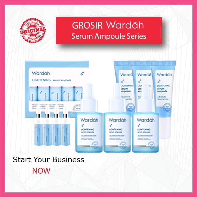 [GET 3 PCS] MULAI 14.933/PCS | WARDAH LIGHTENING SERUM AMPOULE | SERUM WAJAH| SERUM WARDAH| WARDAH L