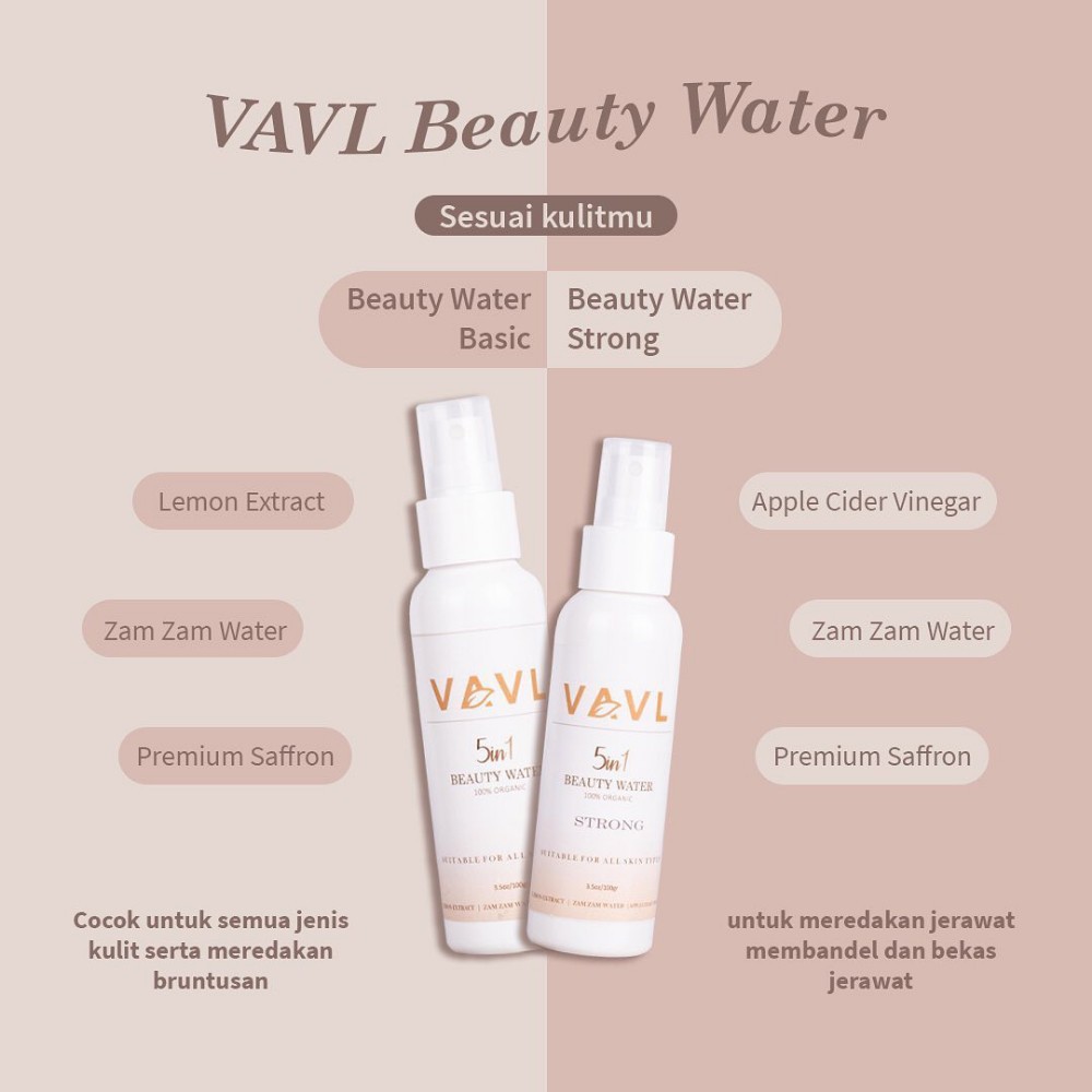 VAVL BEAUTY WATER ( STRONG) - VAVL BEAUTY SERUM -VALV BEAUTY WATER (ORIGINAL)