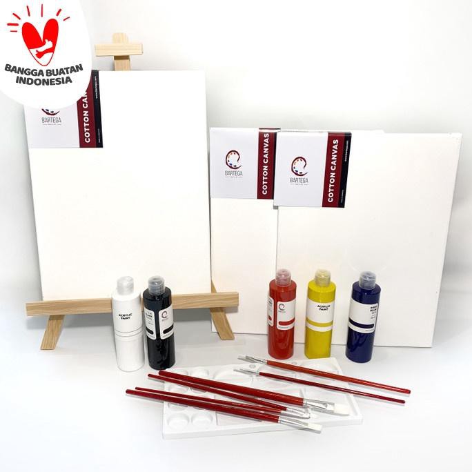 

DELUXE Painting Kit (Set Alat Lukis)