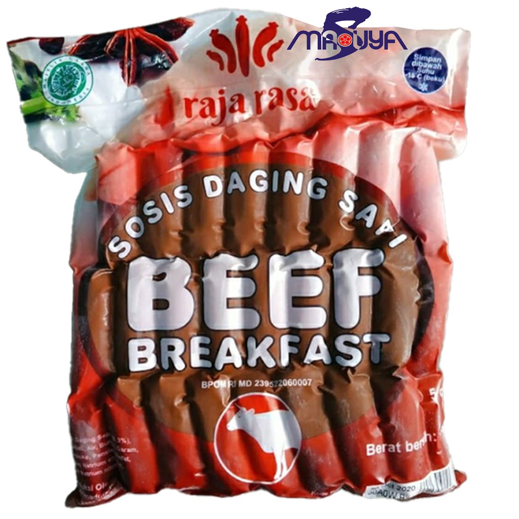 

Aroma Rajarasa Beef Breakfast Sausage Sosis Frozen 1KG