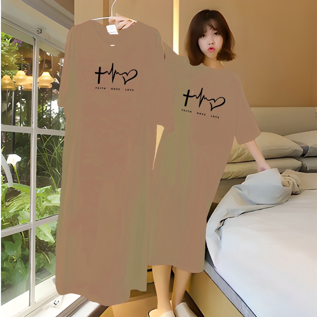 LONG DRESS JUMBO FAITH HOPE LOVE // FAITH HOPE DRESS
