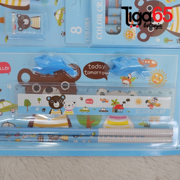 365 STATIONERY SET #40988 Buku &amp; Alat Tulis Anak / Karakter Fancy Gambar Lucu