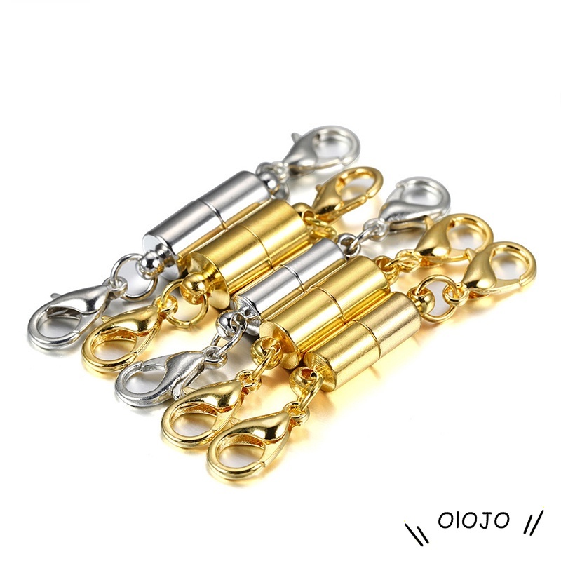 5 pcs/6 pcs Kalung Gelang Konektor Gesper Gesper Magnetik Merek Baru DIY Aksesoris Extender - ol