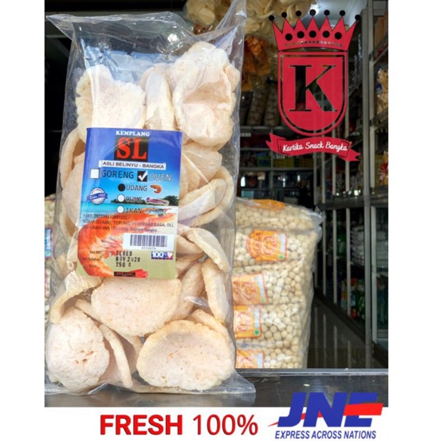 

Kemplang Oven Udang Khas Bangka Cap SL 250gram