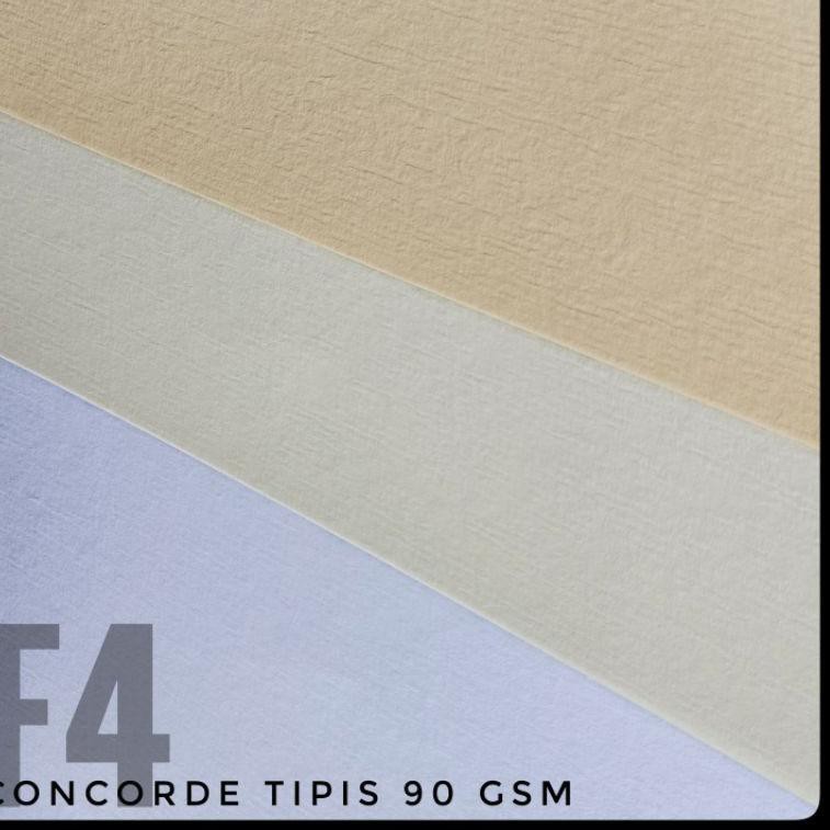 

DB ( 100 Lembar ) Kertas Concorde Tipis 90 Gsm All Colour Uk F4 21.5 cm X 33 cm ✤✌ Terkini