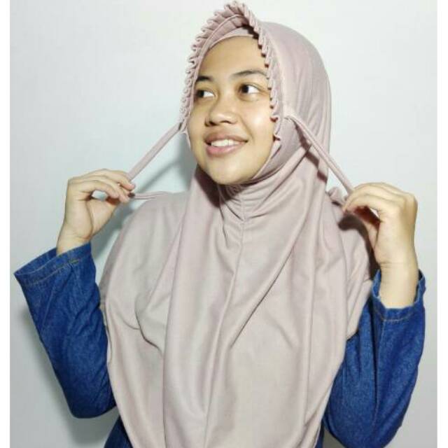 Fashion Hijab Jilbab Khimar  Renda uk XL KCB TERBARU Syar&quot;i