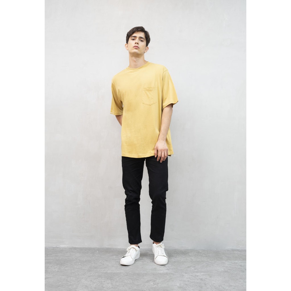kaos oversized pria polos wanita oversize shirt krem houseofcuff