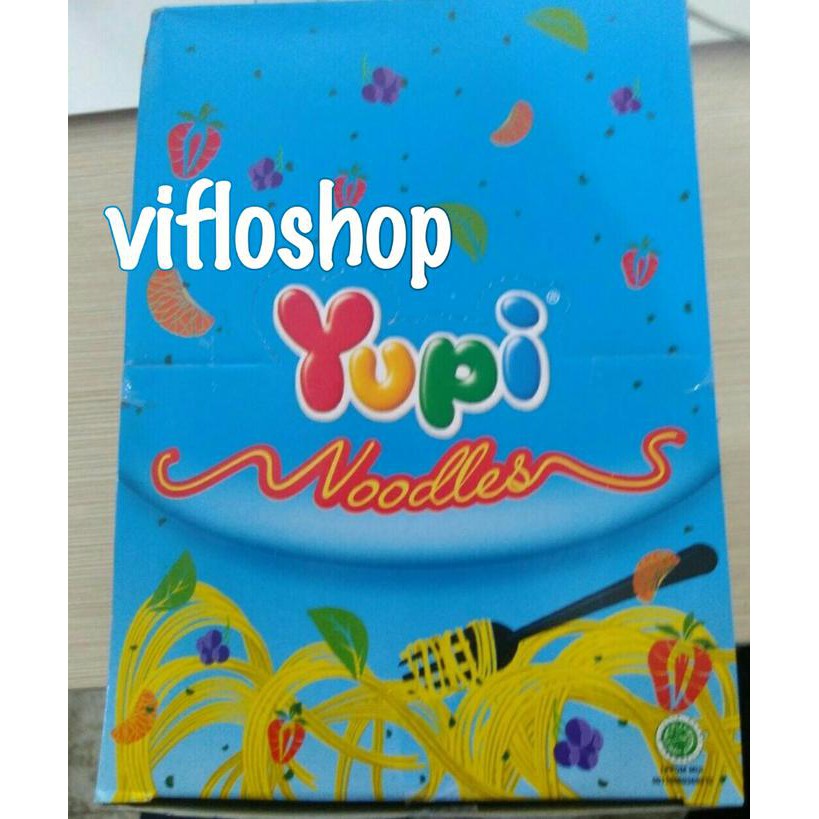 Permen Permen Yupi Noodles / Yupi Mie isi 24 Kemasan Box