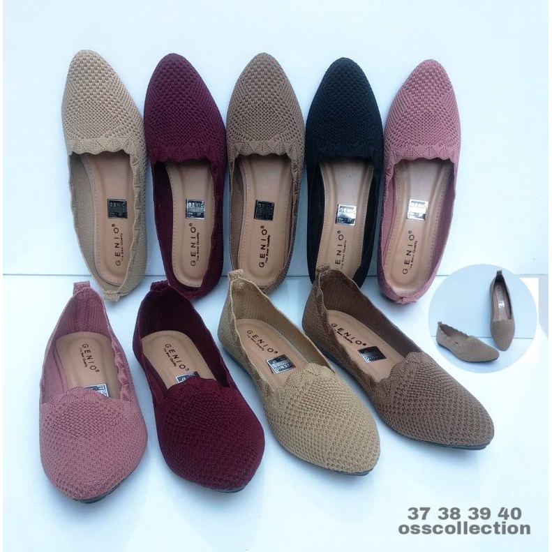 Flatshoes Rajut Import Genio by Oss Collection