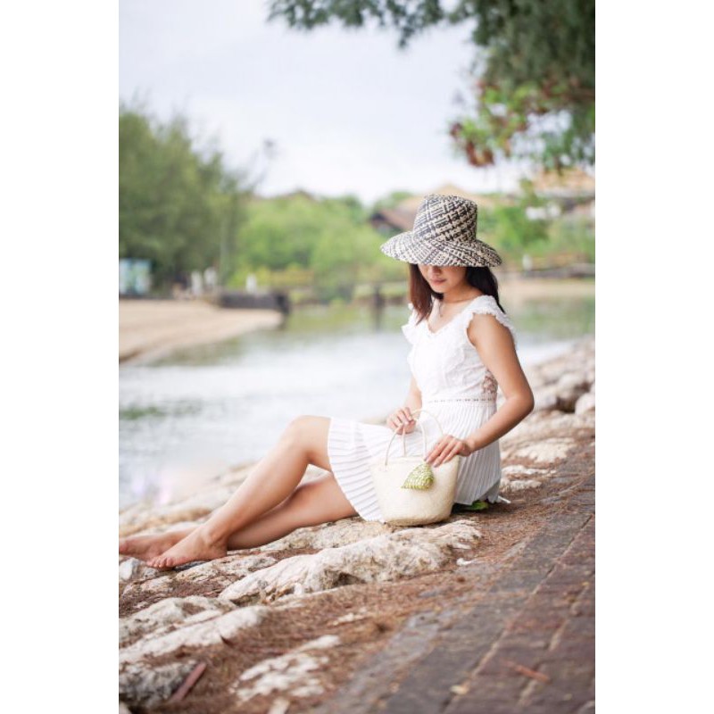 Tas Anyaman Bali, Tas Tote, Tas cantik , Tas terbaru, Tas Pantai,