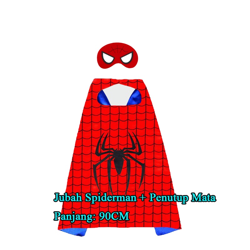 Spiderman Accessories: cosplay Toys mask, Shield, telescopic stick, cloak, card launcher