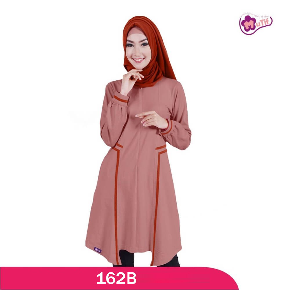 Baju Muslim Mutif - Baju Tunik - Busana Muslim Wanita