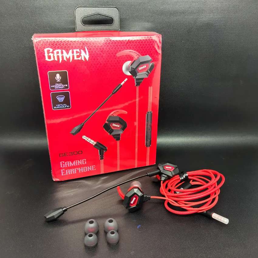 GARANSI 1 TAHUN WIRED HEADSET GAMEN GE300 GAMING EARPHONE