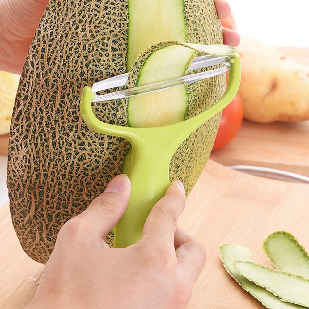 REBUY Multifunction Fruit Peeler Sharp Carrot Cutter Vegetable Grater Potato Kitchen Tool Stainless Steel High Quality Cucumber Cabbage Slicer/Multicolor