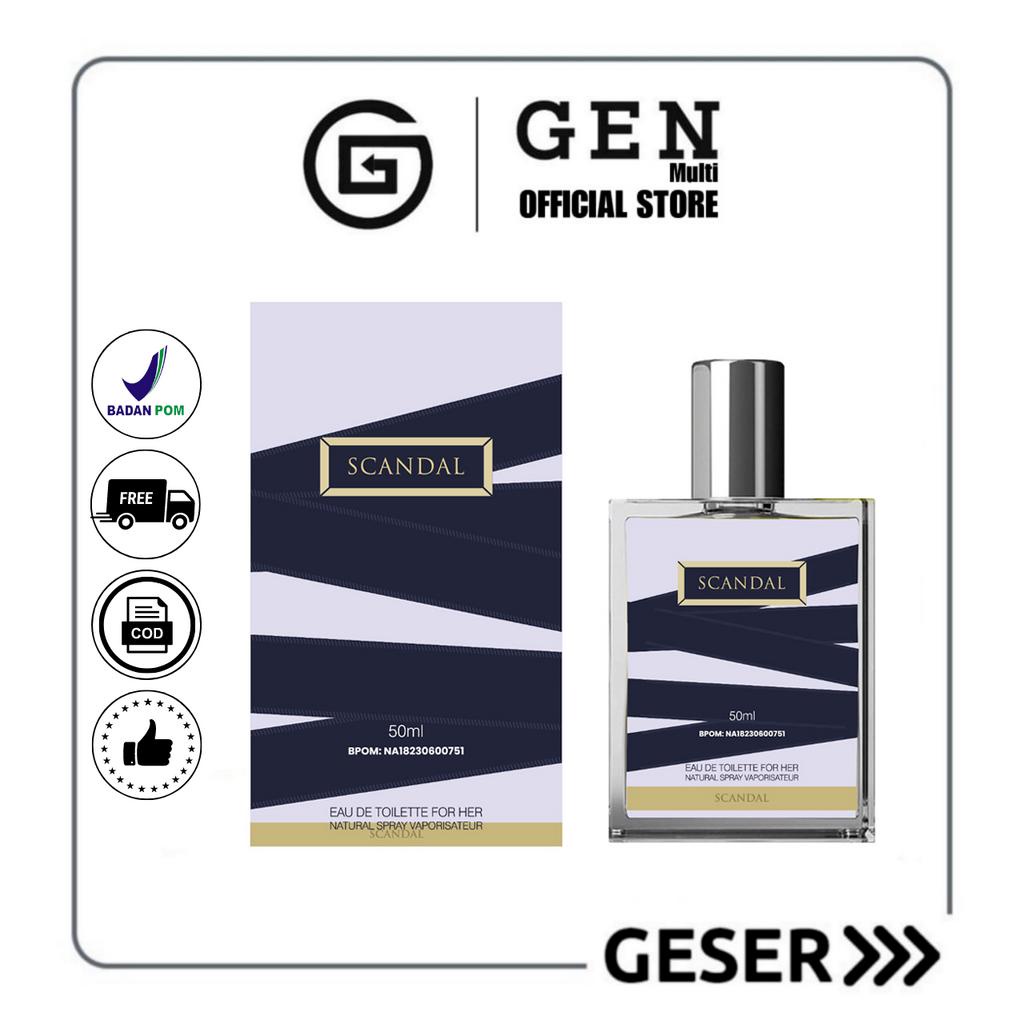 GEN - [BPOM] Parfum Scandalous 50ml Premium / Parfum Scandalous 50ml / Parfum Wanita Wangi Tahan Lama
