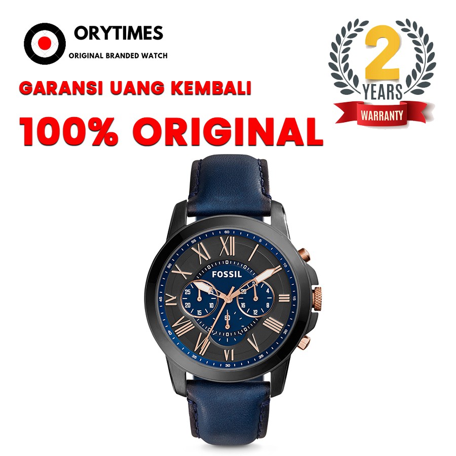 Jam Tangan Fossil FS5061 Jam Tangan Pria Fossil Original Fossil FS5061 Grant Chronograph Navy