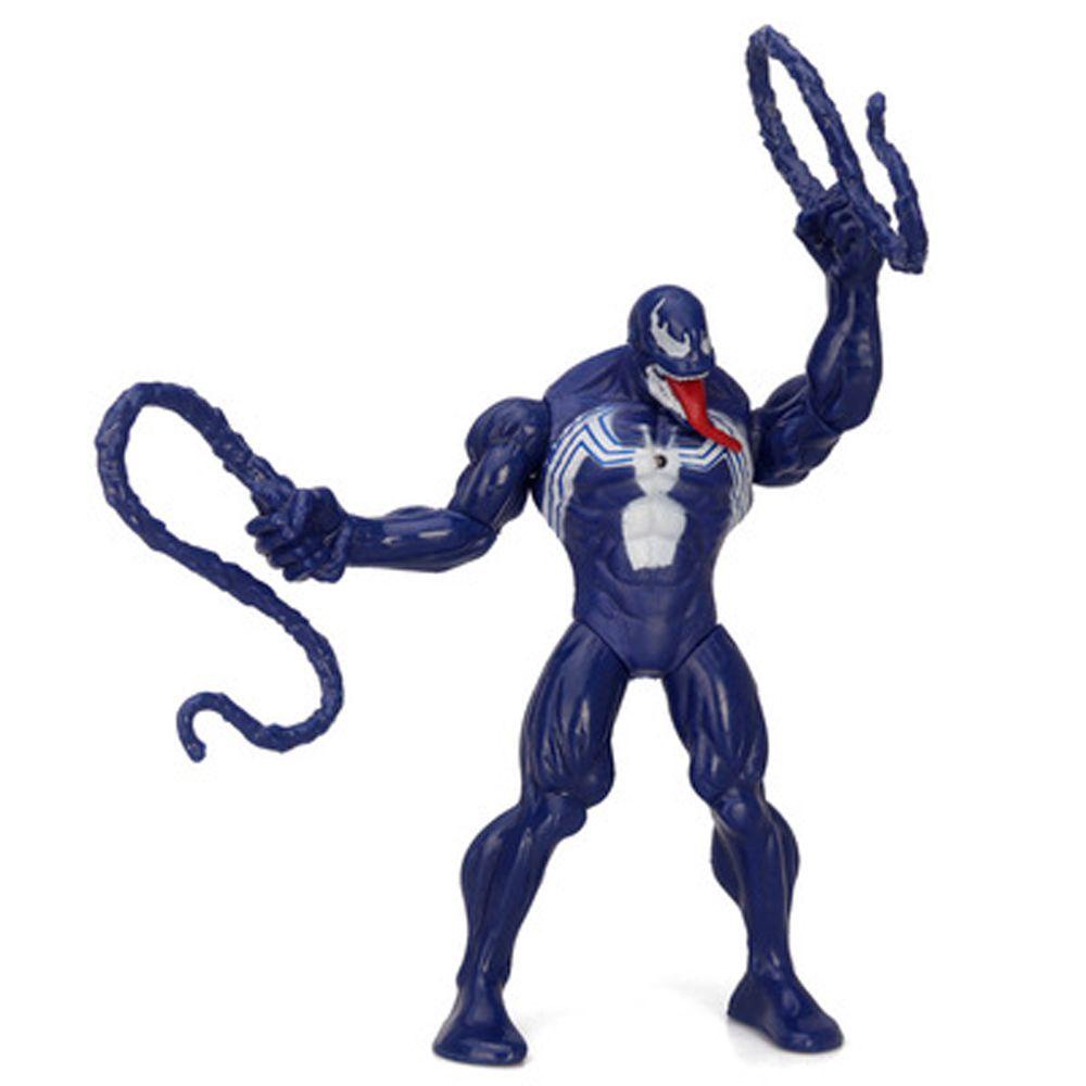 [Elegan] Venom Film Hitam PVC Mainan Model Marvel