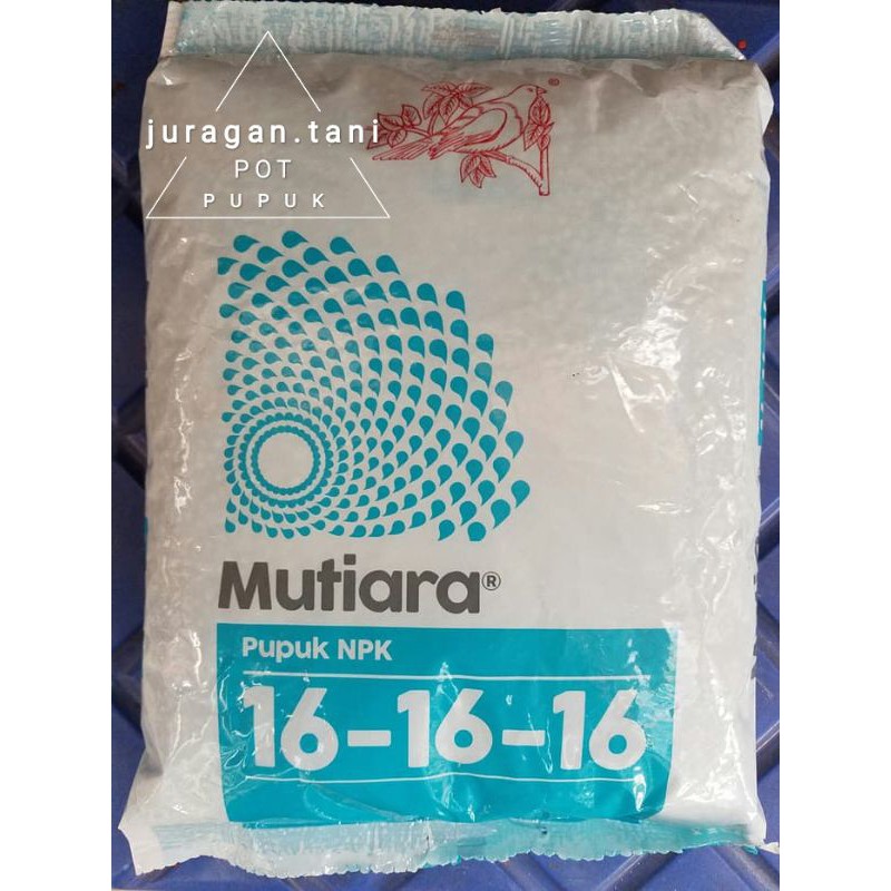 Pupuk NPK Mutiara 16-16-16 ( 1kg )
