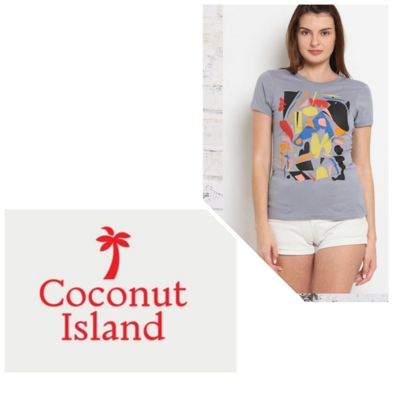 Kaos Remaja Perempuan COCONUT ISLAND