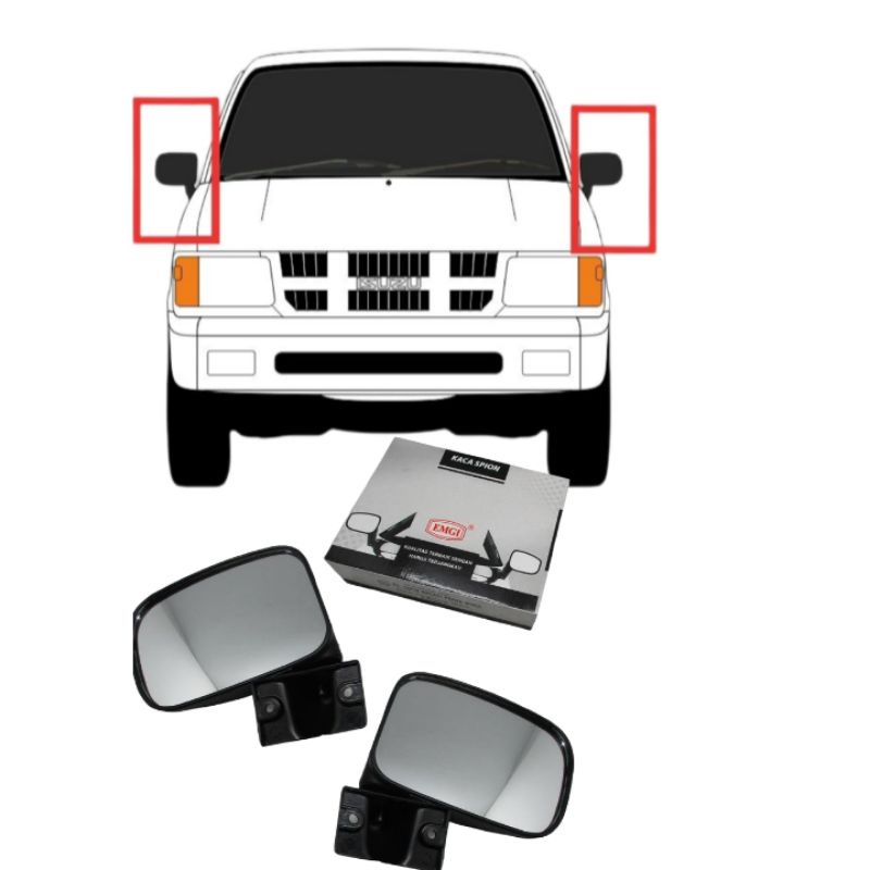 KACA SPION ISUZU PANTHER 91-2020 / SPION PANTHER HI GRADE / SPION PANTHER GRAND ROYAL / SPION PANTHE