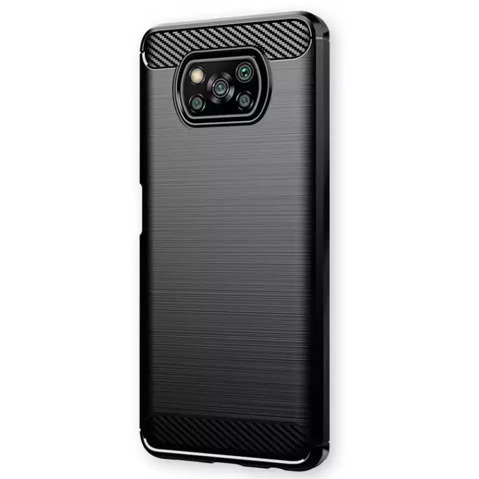 Case Ipaky Carbon Fiber Xiaomi POCO X3 Pro | POCO X3 NFC  Ultra Slim Ipaky Carbon Premium Softcase