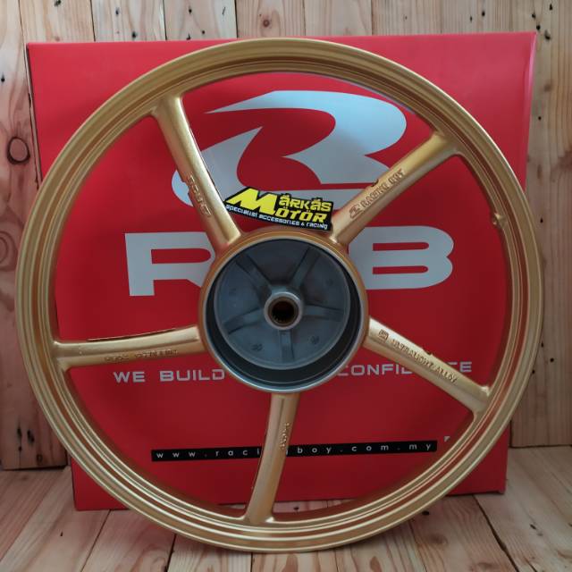 VELG RCB SP522 YAMAHA MIO DEPAN BELAKANG GOLD 17