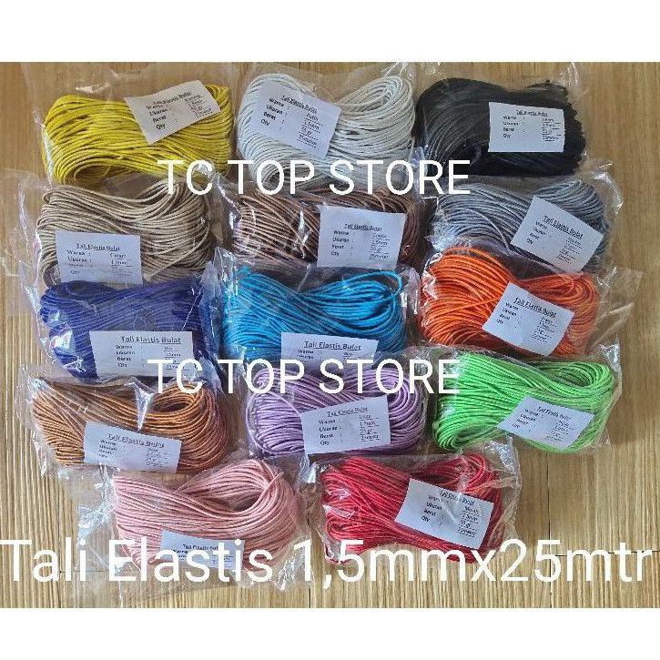 

Tali Karet 1,5Mm (25 Meter) / Tali Elastis / Tali String