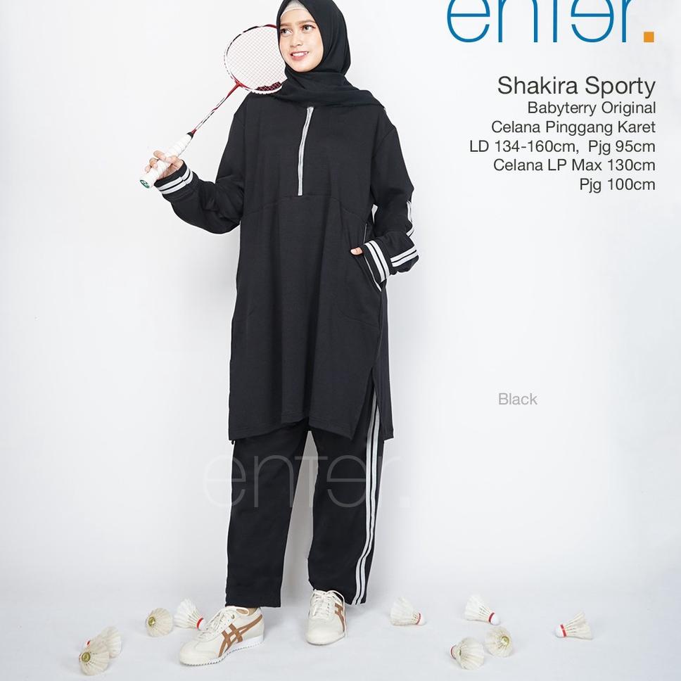 Baju Olahraga Jumbo Ld 130 cm Shakira Sporty Alicia Hoodie Set Original Enter (KODE 44)