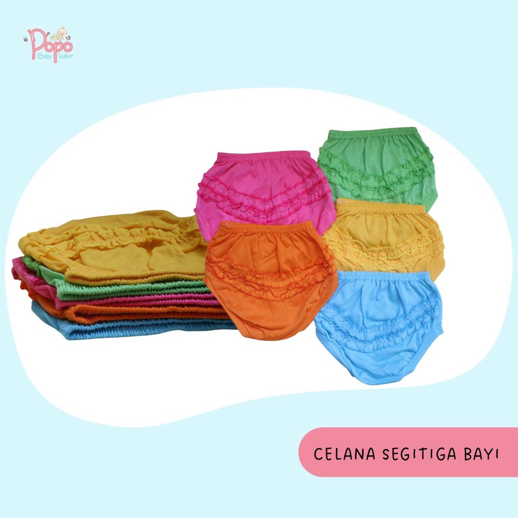 Celana segitiga bayi motif Renda (celana bayi perempuan)