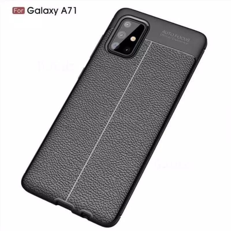 Softcase Samsung A71 Autofocus Leather Case Premium Quality