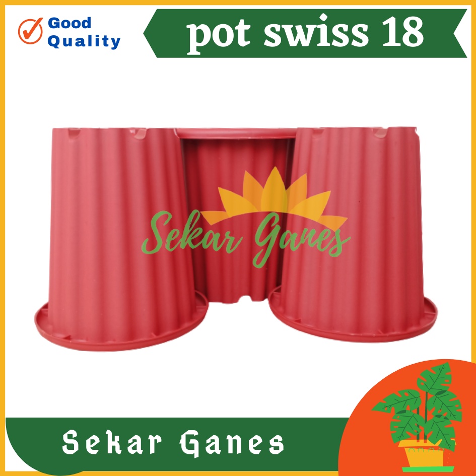 Pot Swiss 18 Merah BataTerracota Terracotta Merah Coklat Pot Yogap 18 Putih Coklat Merah Bata Bening Transparan Pot Yogap 17 18 19 Pot Yogap Murah Pot Bunga Tinggi Pirus Tegak Bagus Tebal