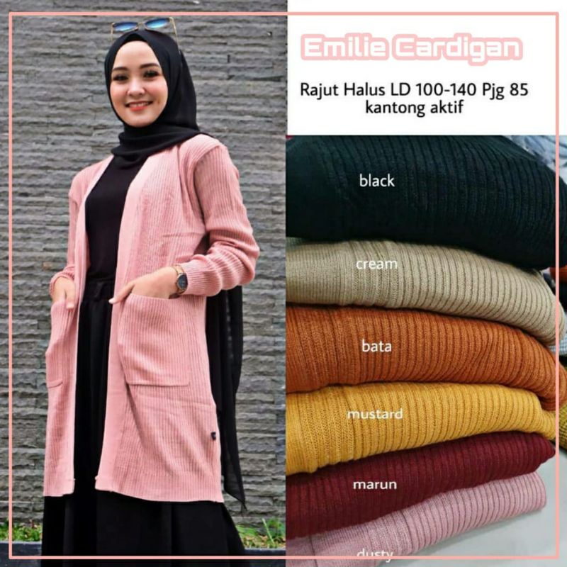 Cardigan Cantik Cardigan Belle Cardigan Long