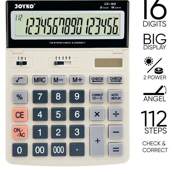 

Calculator Kalkulator Joyko CC-50 16 Digits