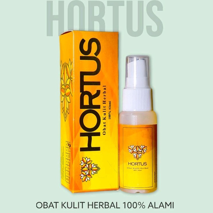 Obat Gatal Kulit Herbal 100% Organik 30ml Semprotan Hortus Obat Eksim Kurap Kutu Air Panu Herpes Jam
