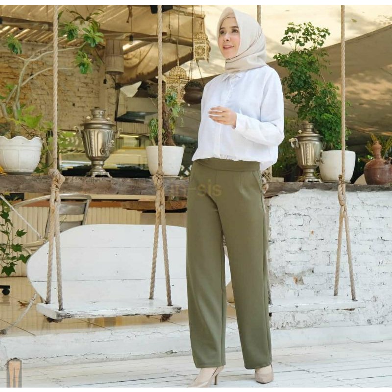 SESILIA WEN SHOP / CELANA KULOT WANITA / CELANA KULOT PANJANG /  CELANA KULOT SCUBA PREMIUM / CLANA 