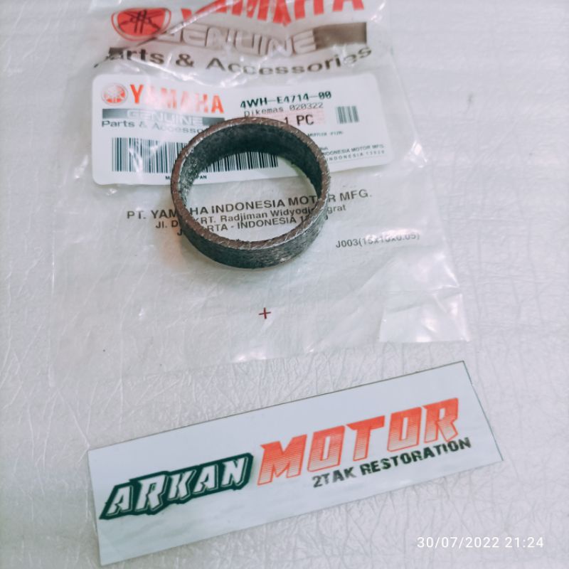 GASKET PAKING ASBES SAMBUNGAN KNALPOT FIZR F1ZR FIZ R ORIGINAL