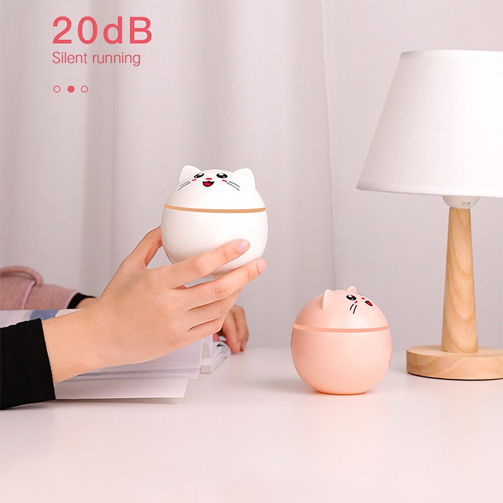 Kucing Humidifier 300ML Purifier Diffuser Portable / Aroma Terapi Aromatherapy Essential oil