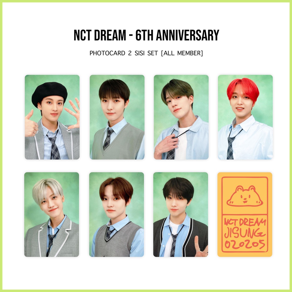 [SET] Photocard NCT Dream 6th Anniversary