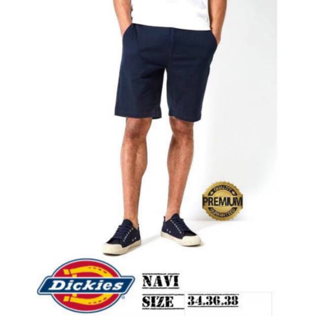 CELANA CHINO PENDEK BIG SIZE DICKIES NAVY NAVI SIZE 28 - 38 CHINO SHORT CINO CINOS