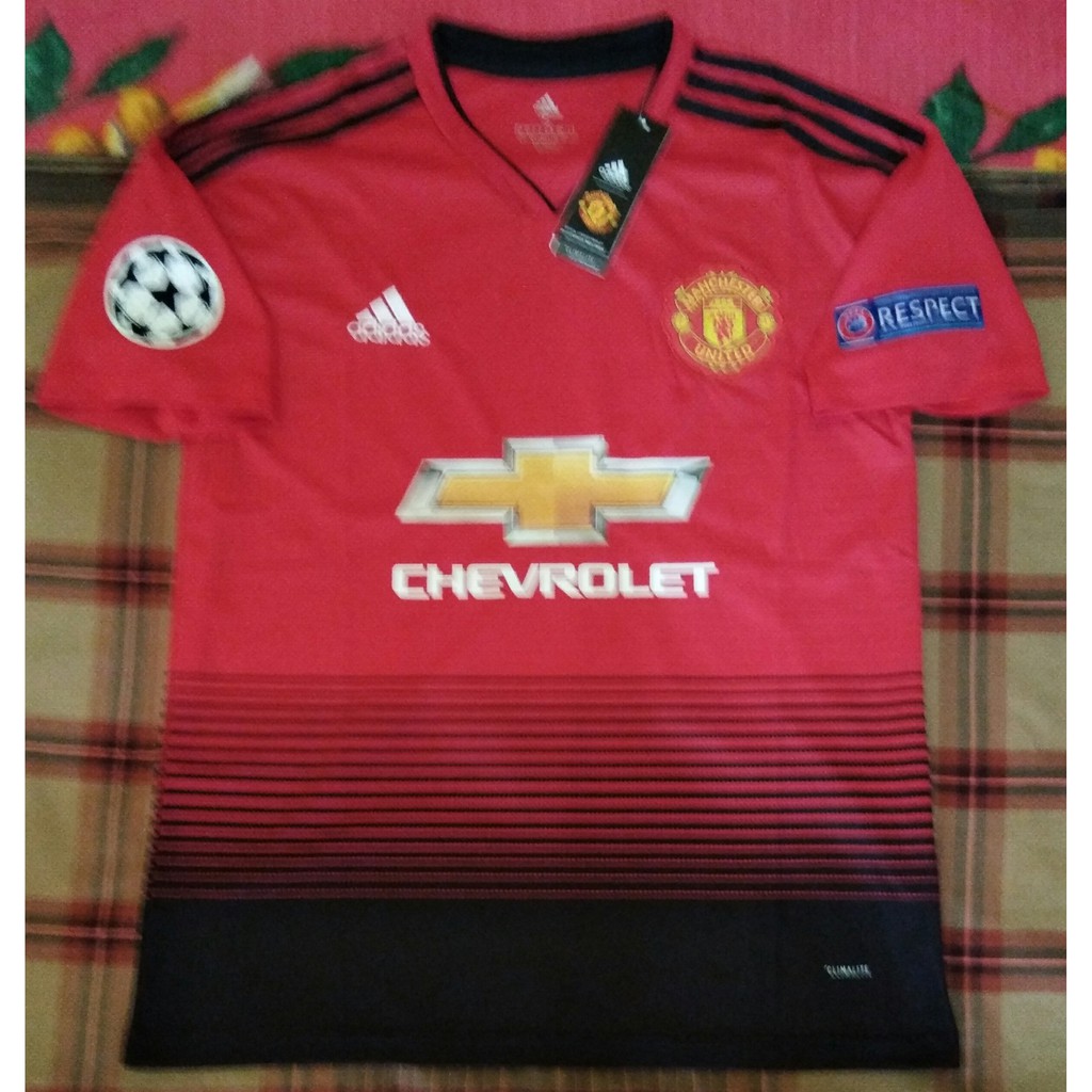 Jersey MU 2018/2019 Full Patch UCL