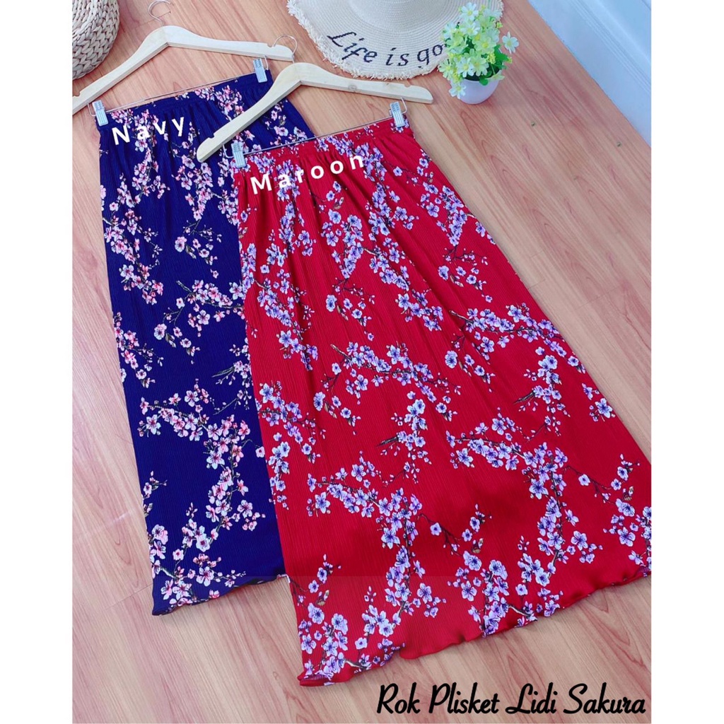 Rok Plisket Mayung Rok Plisket Motif