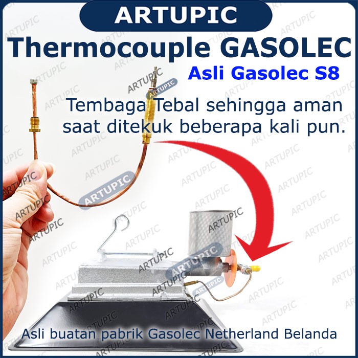 Thermocouple Termocouple Termokopel Tembaga Pemanas Kandang Ayam Gasolec Gasolek Gas Brooder Sparepa