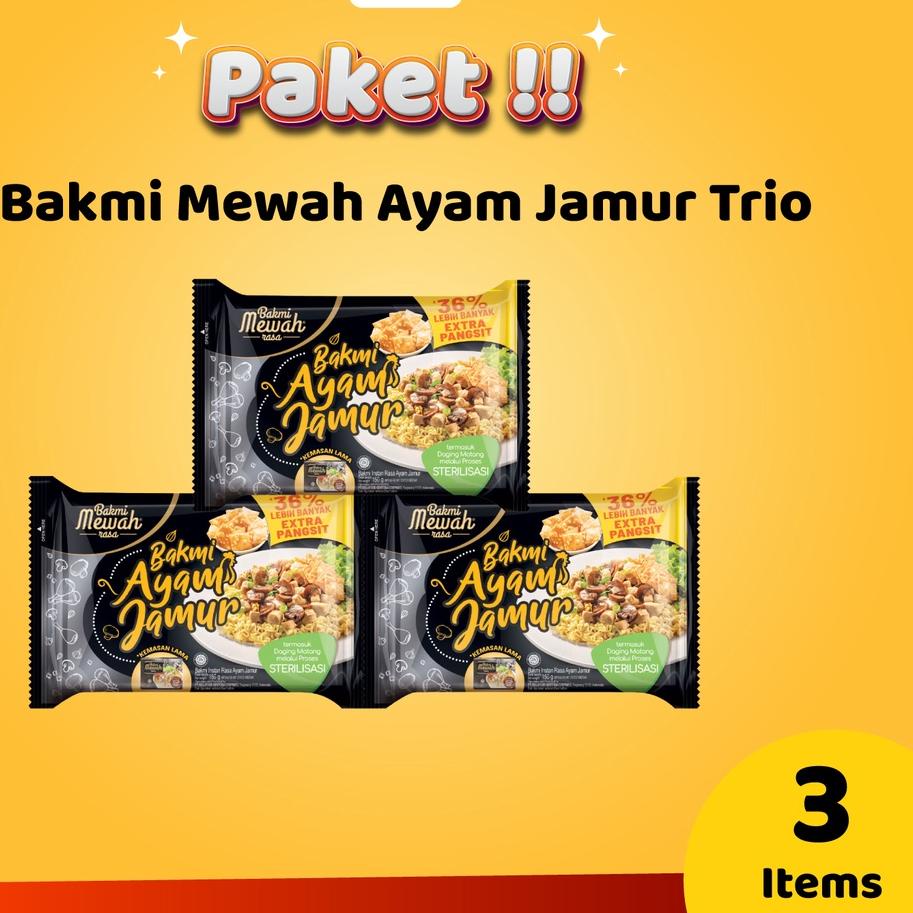 

ボF Bakmi Mewah Ayam Trio BEST SELLER 2587 ♠