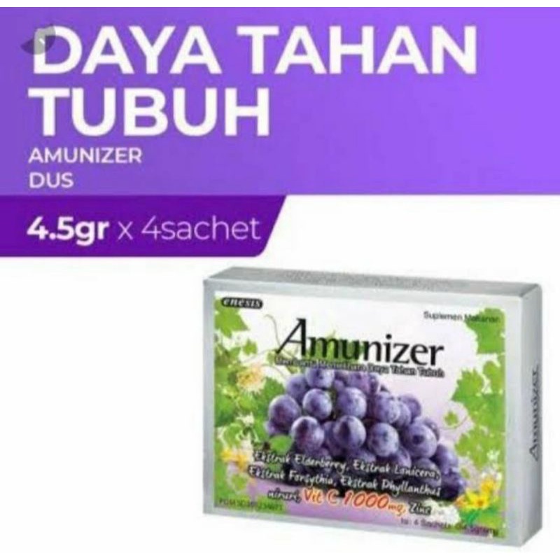 Amunizer Vitamin C 1000mg 4 Sachet / AMUNIZER