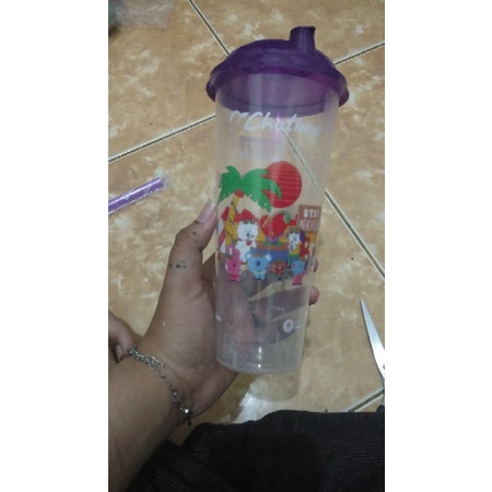Botol minum BT21 X Chatime botol minum BTS botol tumbler bt21 botol BT21 Line friends merch bts boto