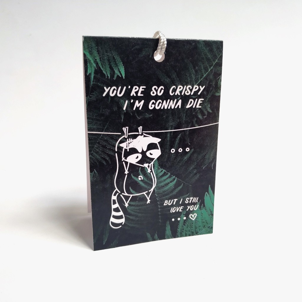 

FST01 Kartu Ucapan Untuk Teman Yang Garing Friendship Greeting Tag / Hangtag / Hang Tag