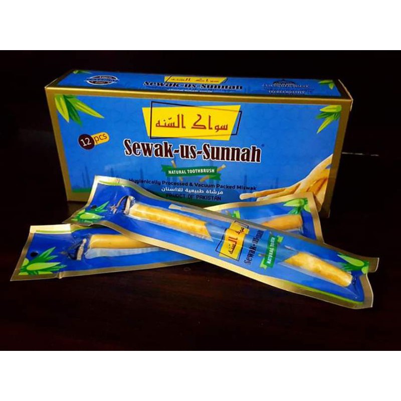 Siwak AL FAZAL MISWAK  panjang 6 inch/15 cm | Made in pakistan | Siwak Murah| Kayu Sugi | Kayu Siwak