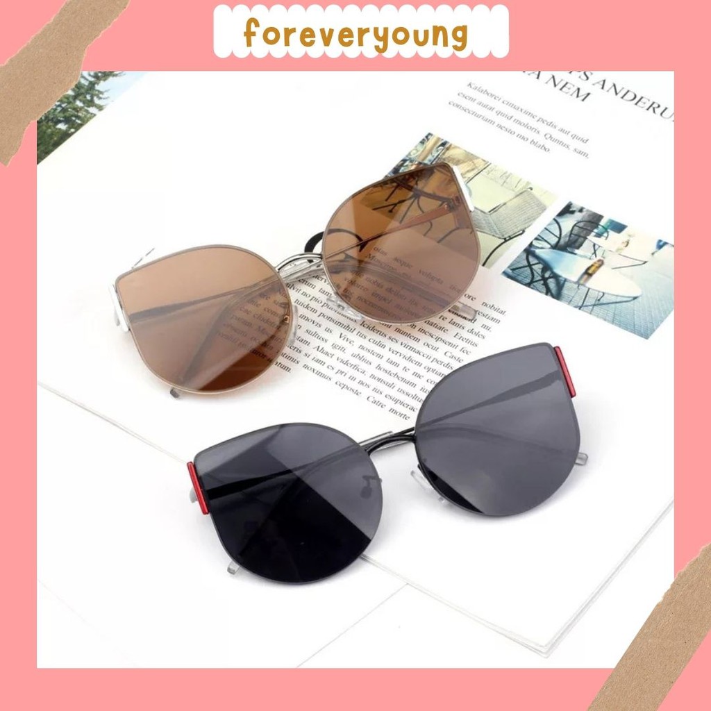 ( Fy ) COD KACAMATA IMPORT KACAMATA  HITAM PRIA WANITA KACAMATA UV NEW SUNGLASSES IMPORT REALPICT